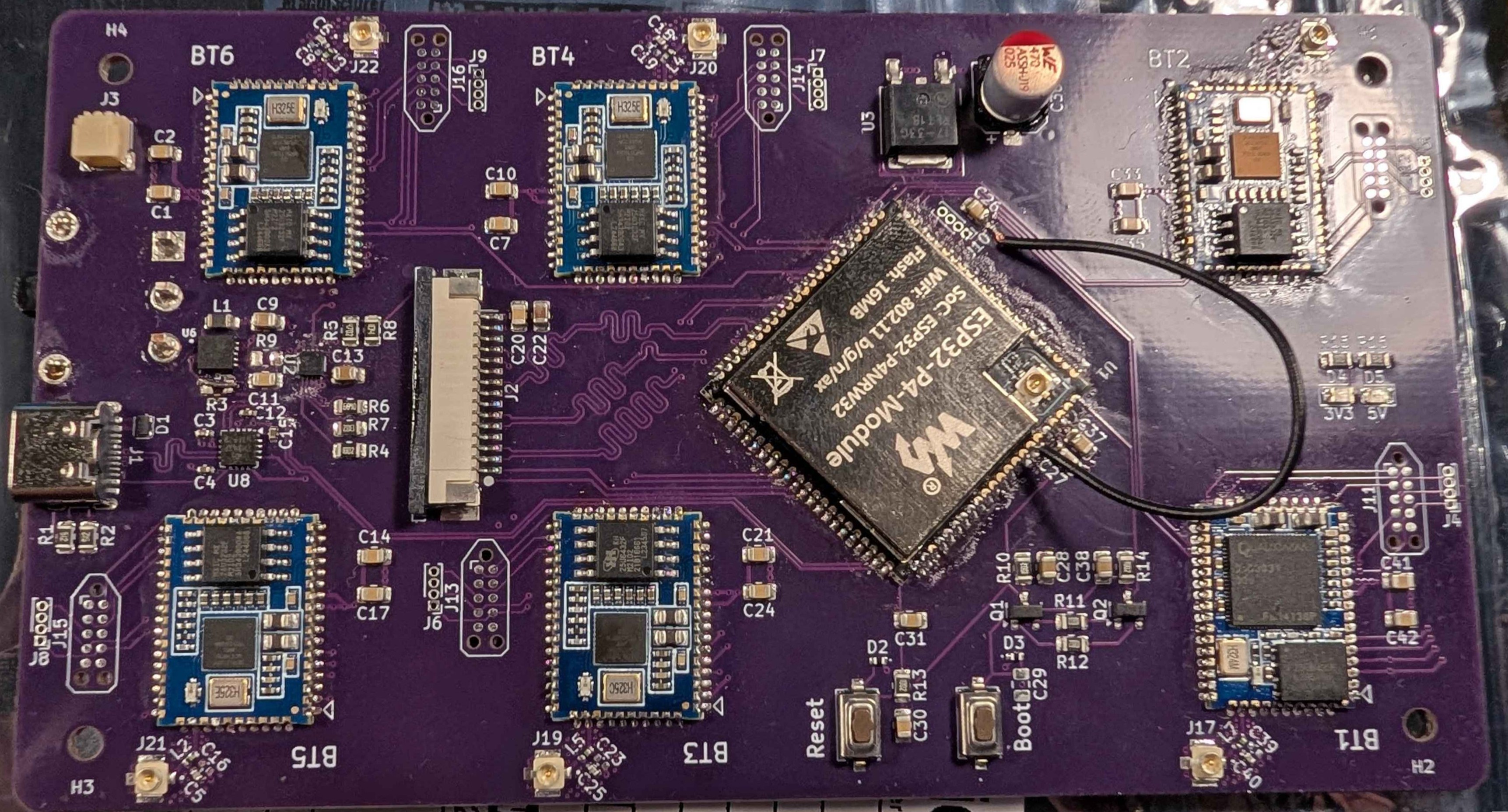 OmniSync assembled PCB